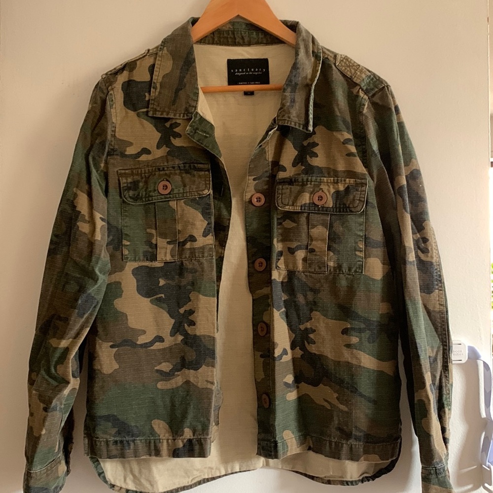 Sanctuary Camouflage Lightweight Jacket